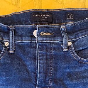 Lucky Brand Men's Dark Blue Relaxed Jeans